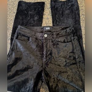 Paige, Colette Crop Flare, Crushed velvet, 26